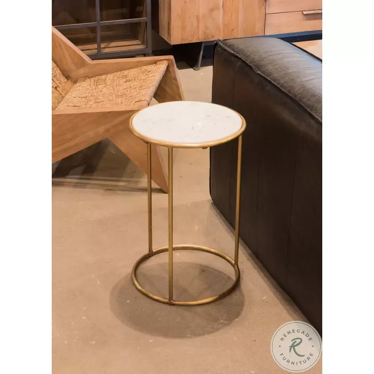 40677 Gold Side Table
