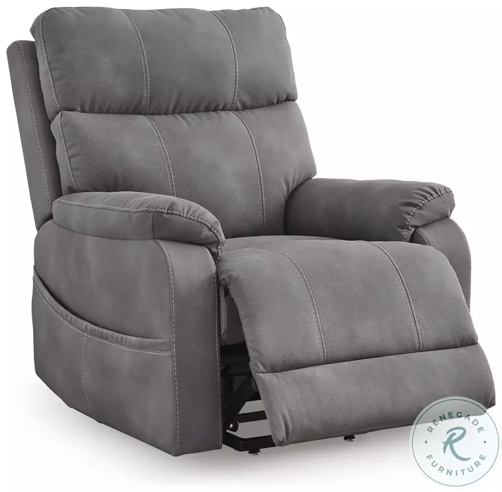 Next-Gen Durapella Slate Power Lift Recliner From Ashley Furniture