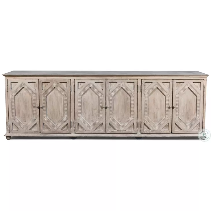 Six Diamonds Gray Sideboard