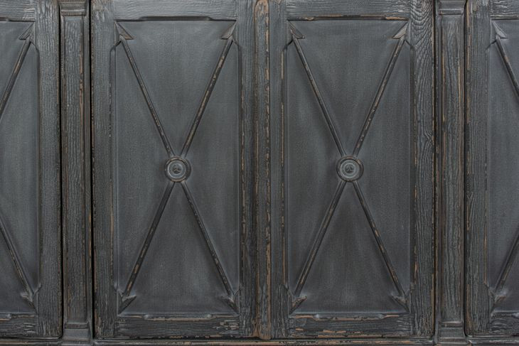 Marksman Concrete Gray 6 Door Sideboard