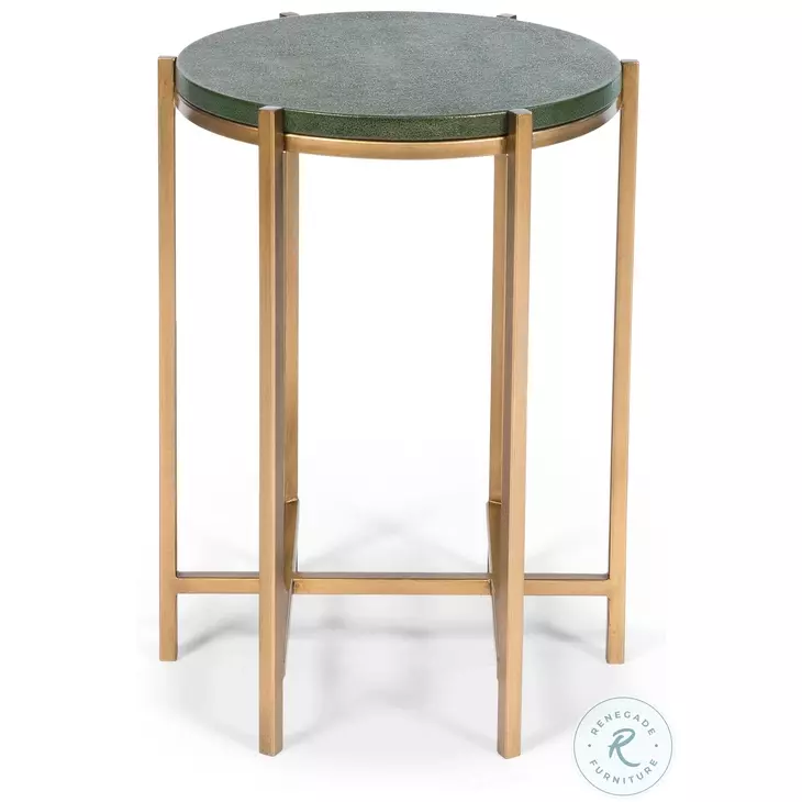 Hobart Green Side Table