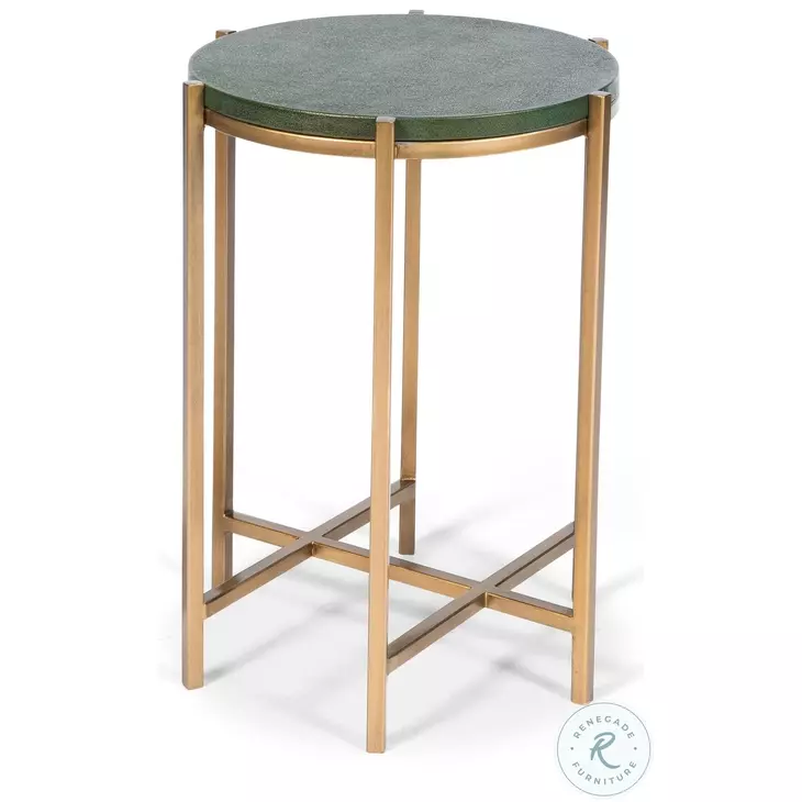 Hobart Green Side Table