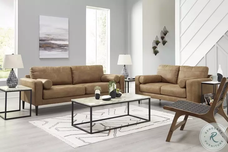 Telora Caramel Sofa