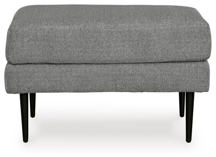 Hazela Charcoal Ottoman