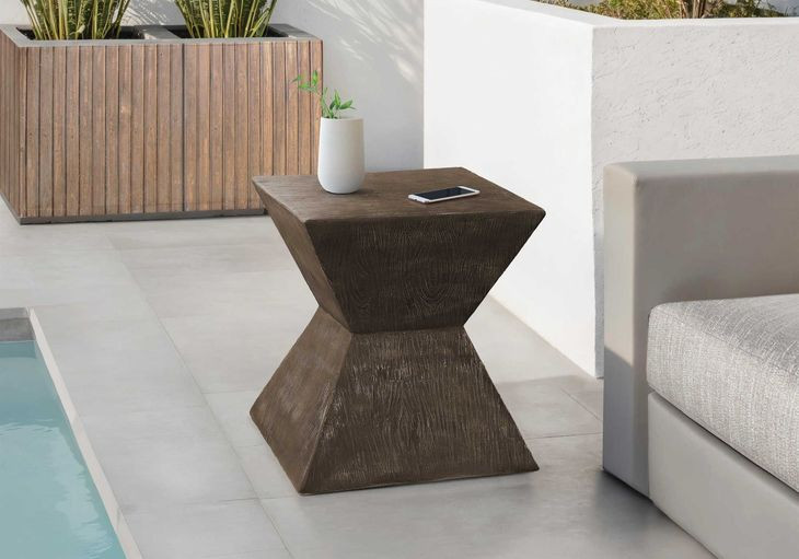 4128 Walnut Square Accent Table