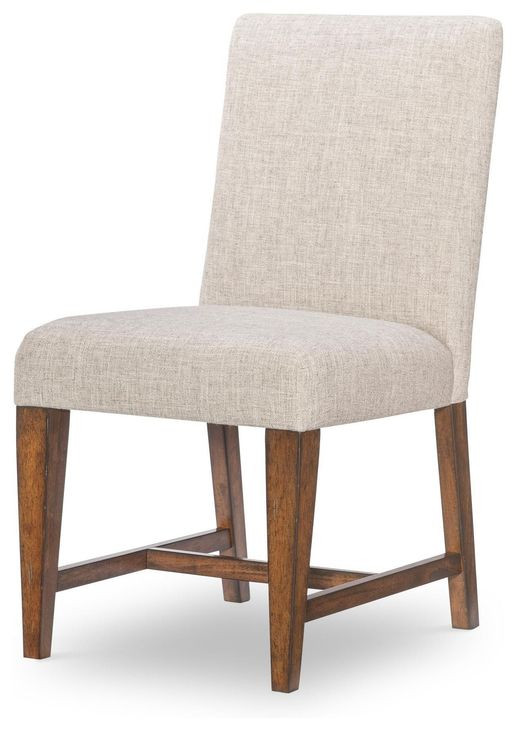 Fenmore Beige Upholstered Side Chair Set of 2