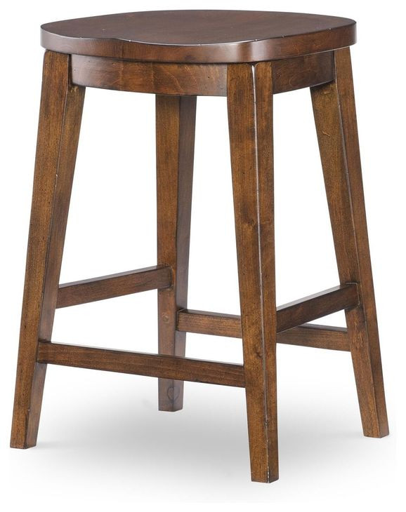 Fenmore Mocha and Distressed Cherry Counter Height Stool