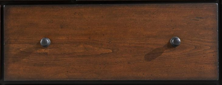 Fenmore Mocha and Distressed Cherry 6 Drawer Chest