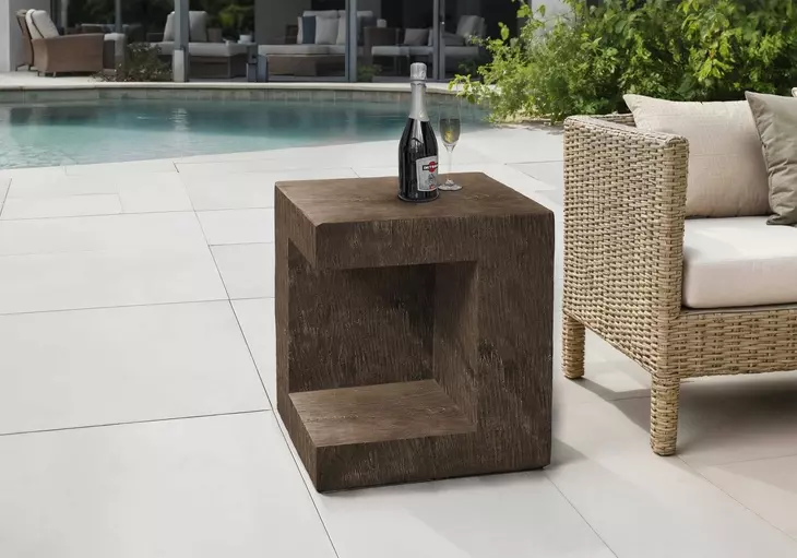 4133 Walnut Square Accent Table