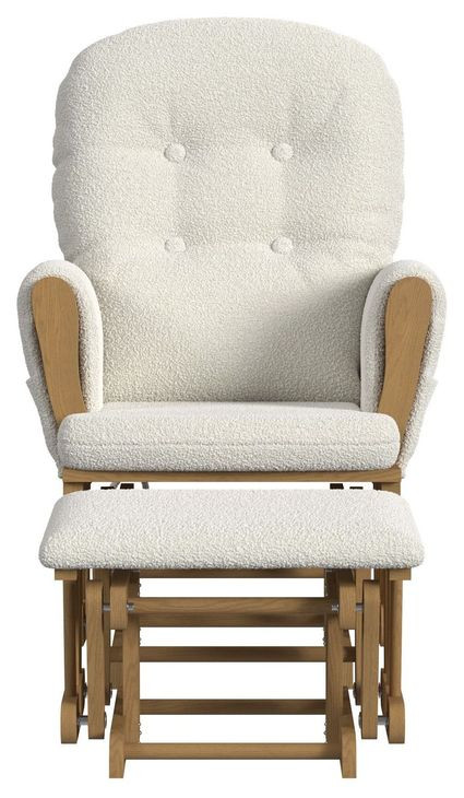 Kennedy Rocker Vanilla Upholstered Rocker