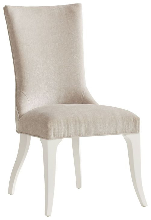 Geneva Avondale Alabaster Beige Upholstered Side Chair