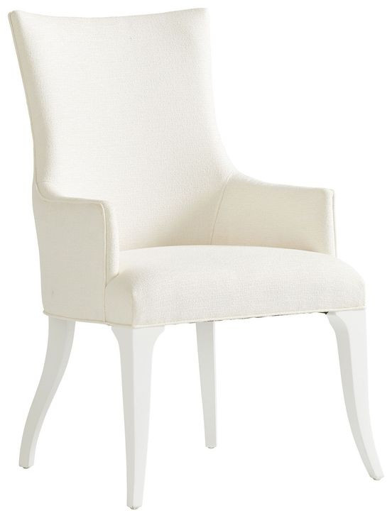 Geneva Avondale Alabaster Beige Upholstered Arm Chair