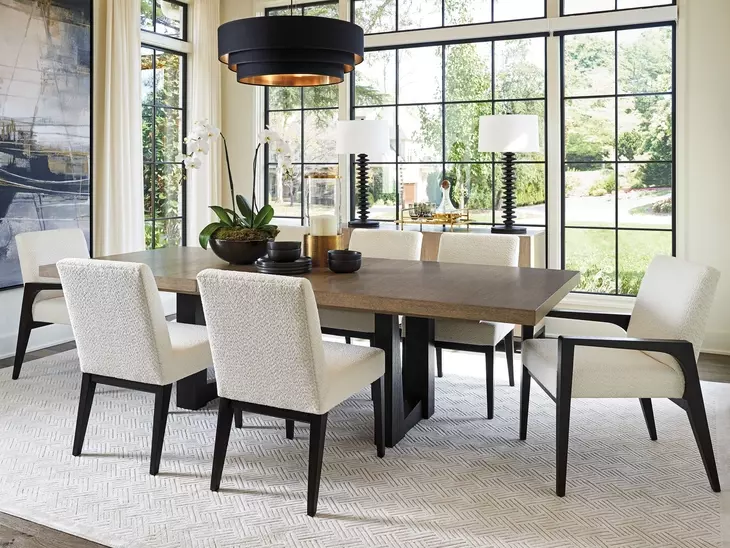 Latham Zanzibar Beige Upholstered Side Chair