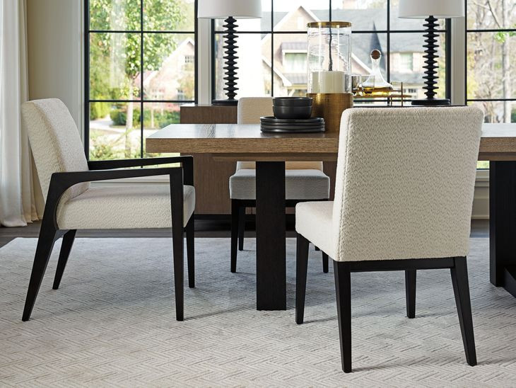 Latham Zanzibar Beige Upholstered Arm Chair