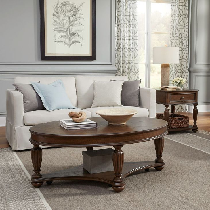 Allington Satin Sienna Rectangular End Table