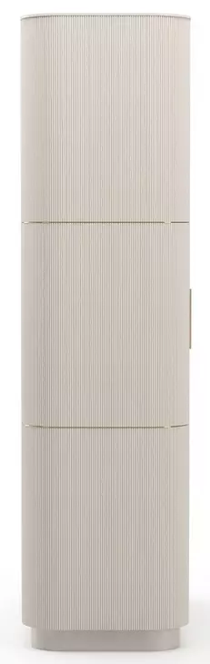 Love Matte Pearl 2 Door Bar Cabinet with LED