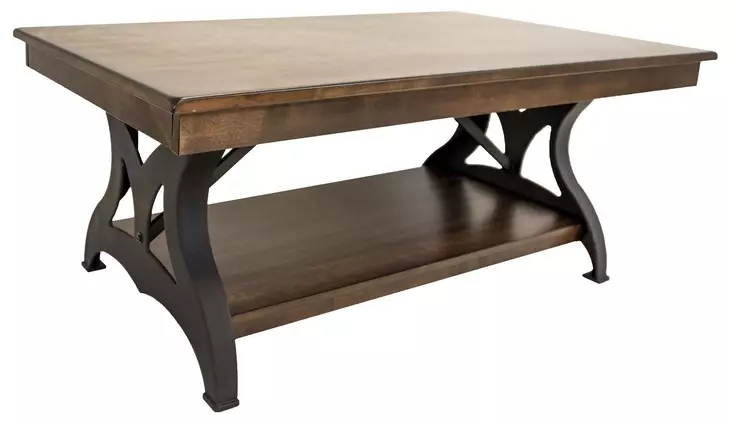 District Copper Rectangular Coffee Table