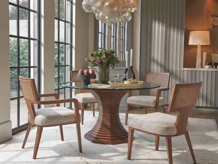 Serrano La Costa Beige Upholstered Side Chair