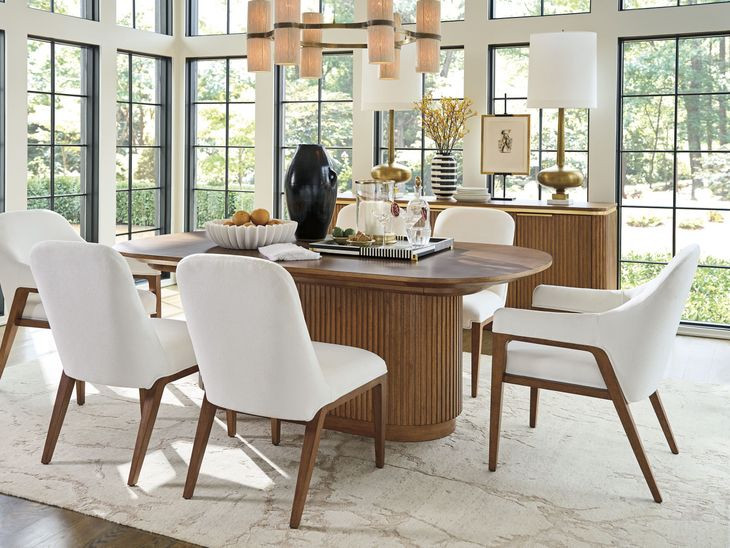 Seacove La Costa White Upholstered Dining Side Chair