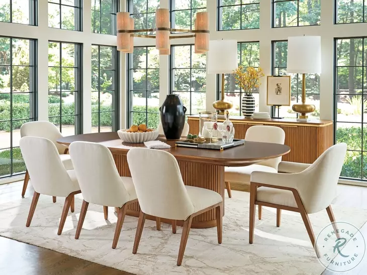 La Costa Linen weave Seacove Upholstered Side Chair