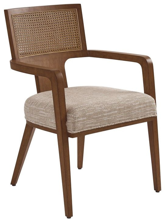 Serrano La Costa Beige Upholstered Arm Chair
