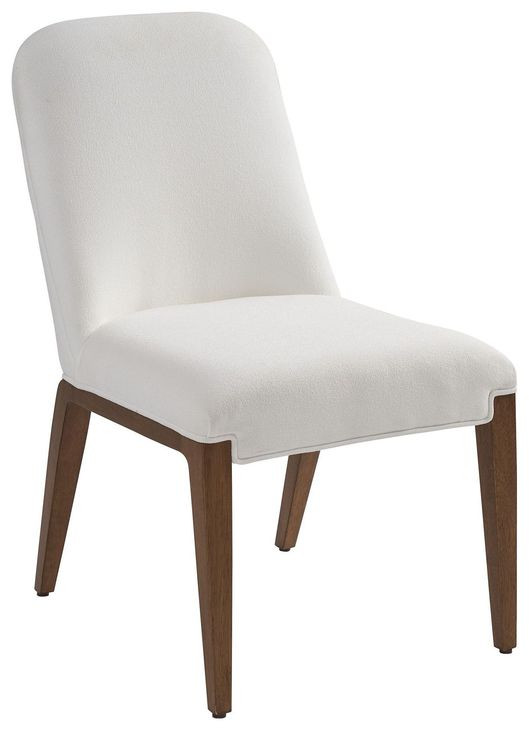 Seacove La Costa White Upholstered Dining Side Chair