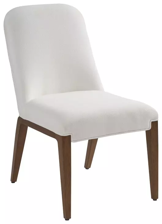 Seacove La Costa White Upholstered Dining Side Chair