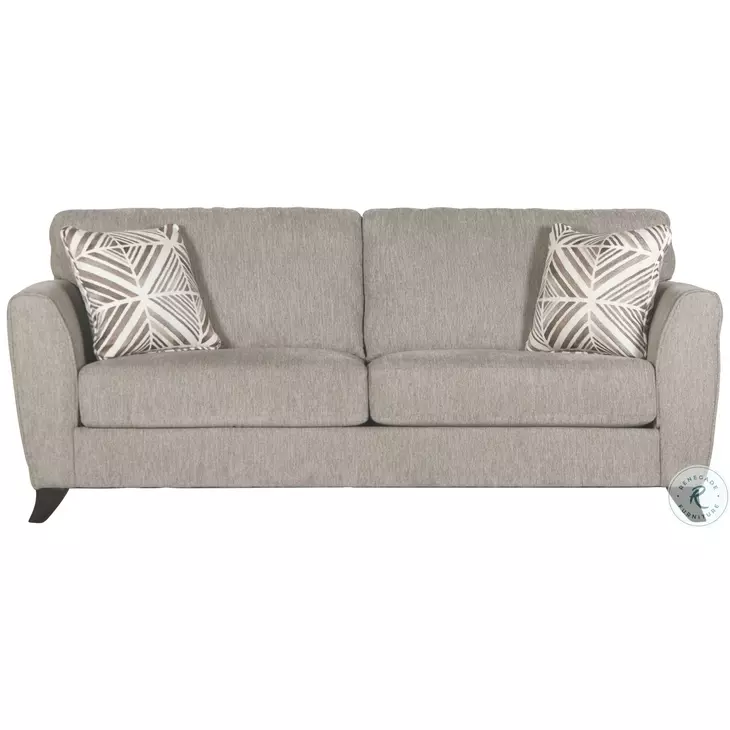 Alyssa Pebble And Slate 86" Sofa