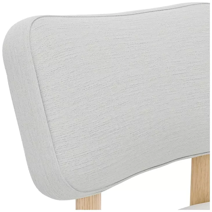 Gabrielle Light Oak Upholstered Side Chair Set of 2
