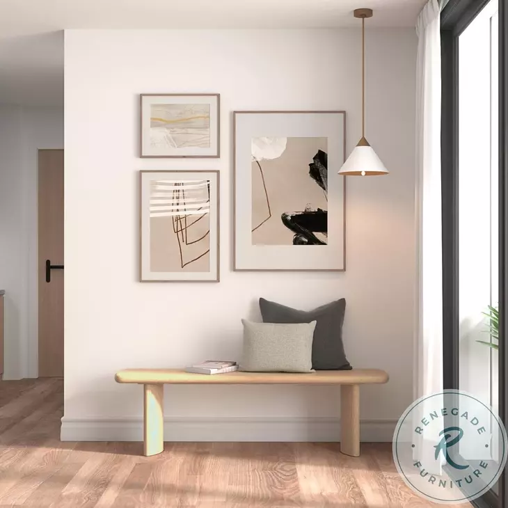 Gabrielle Light Oak Bench