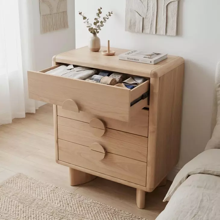 Gabrielle Light Oak 5 Drawer Chest
