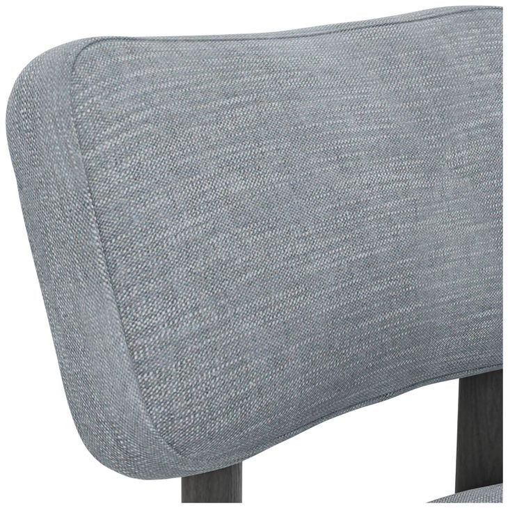 Gabrielle Black Upholstered Side Chair Set of 2