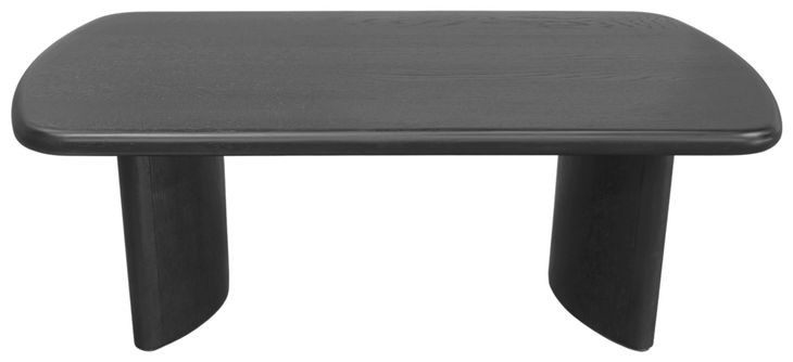 Gabrielle Black Rectangular Coffee Table
