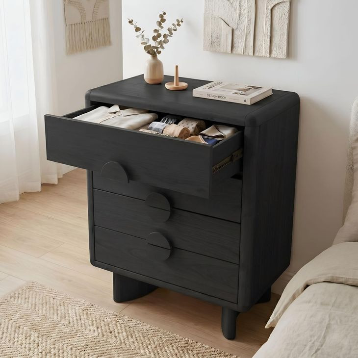 Gabrielle Black 5 Drawer Chest