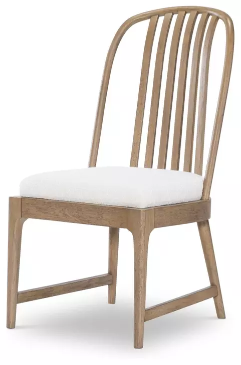 Melrose Cloud White Upholstered Side Chair Set of 2