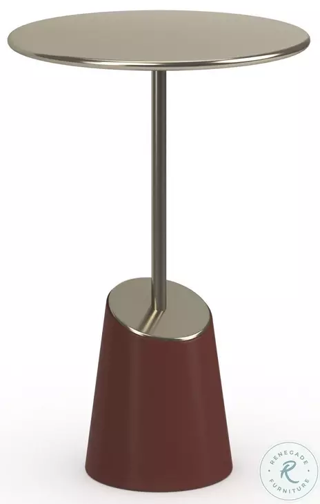 Rossetta Rouge Red Gloss Accent Table