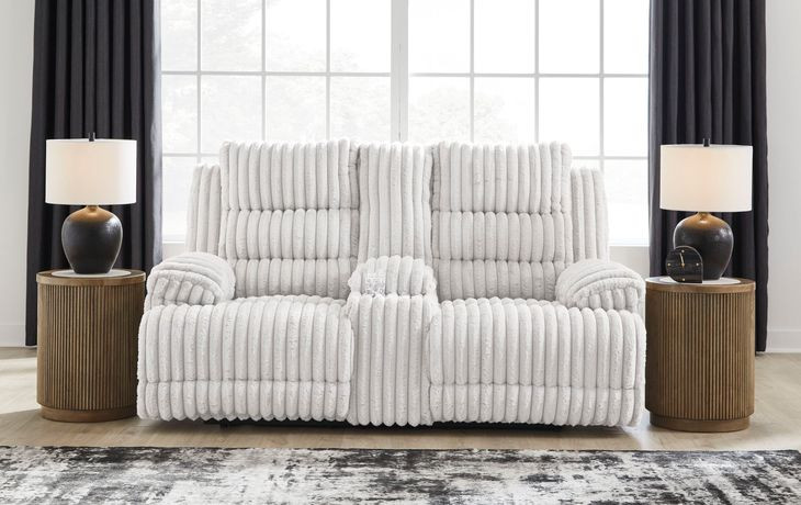 Higgesbee Alloy 81" Power Reclining Loveseat with USB Charging