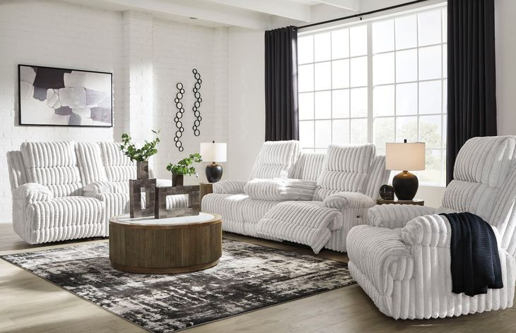 Higgesbee Alloy Power Reclining Living Room Set