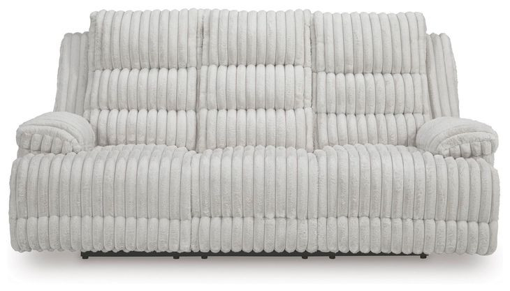 Higgesbee Alloy 91" Power Reclining Sofa with Drop Down Table and USB Charging