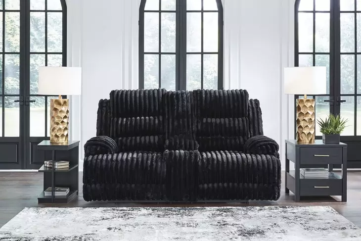 Technique Onyx 81" Power Reclining Loveseat with USB Charging
