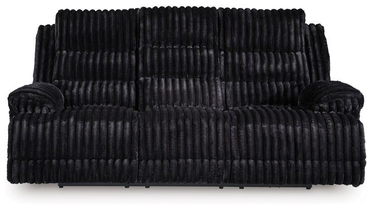 Higgesbee Onyx 91" Power Reclining Sofa with Drop Down Table and USB Charging