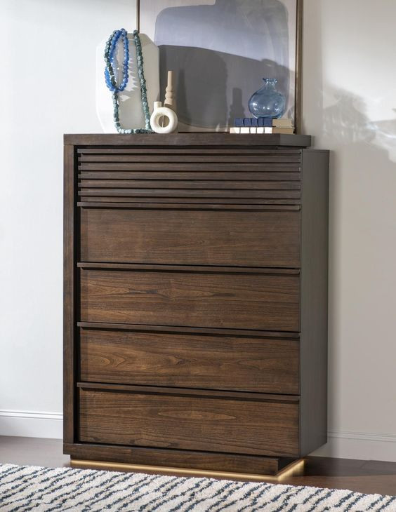 Architect Onyx 5 Drawer Chest with LED and USB Charging