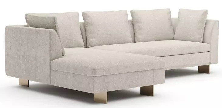 Altura Beige 2 Piece Modular LAF Chaise Sectional