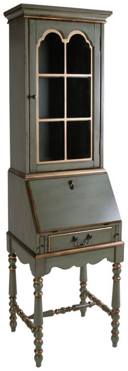 Newlark Royal Pastel Green 20" Rectangular Secretary