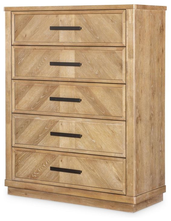 Torrance Aged Driftwood 5 Drawer Chest