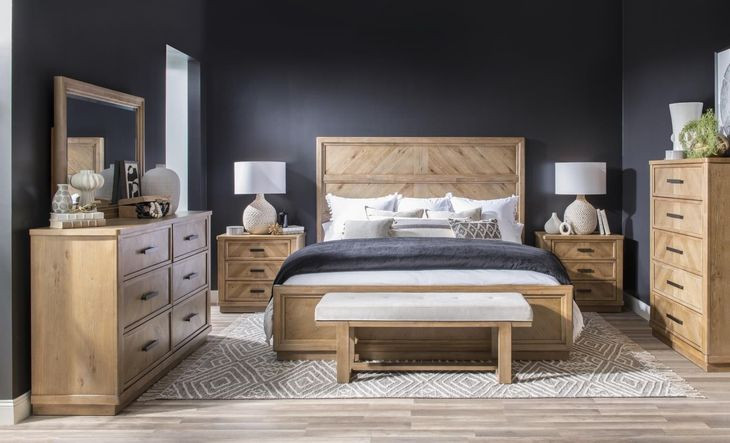 Torrance Aged Driftwood Rectangular Dresser Mirror