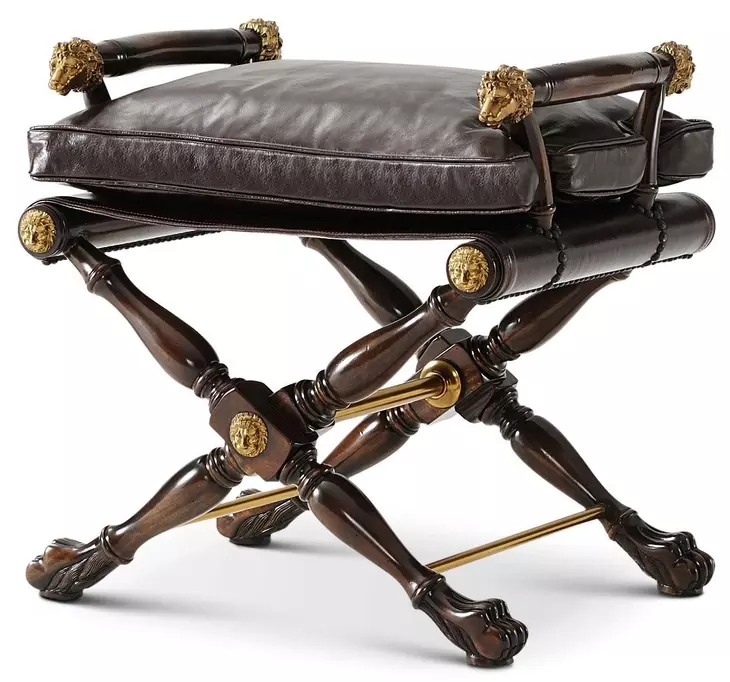 TA Originals Old English Leather The Directors Accent Stool