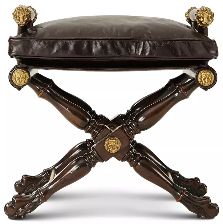 TA Originals Old English Leather The Directors Accent Stool