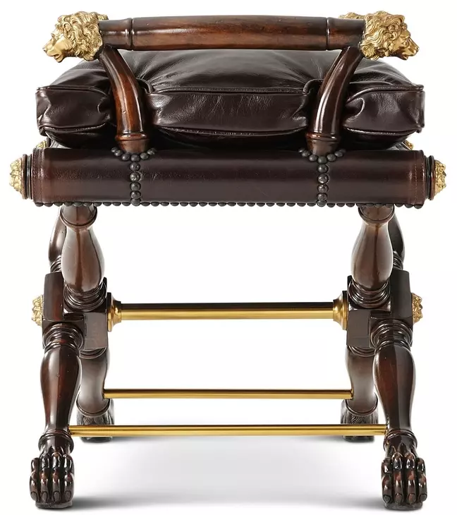 TA Originals Old English Leather The Directors Accent Stool
