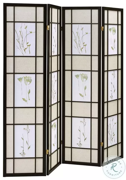 4407 Black Room Divider